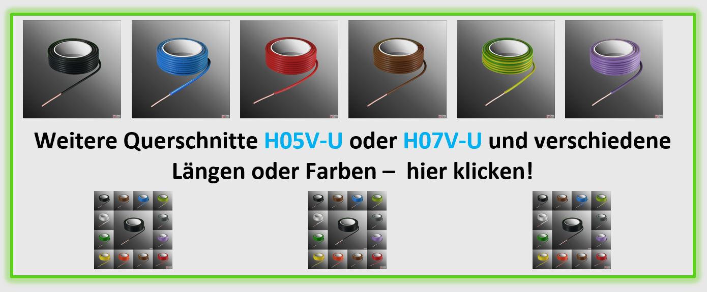 Lapp H07V-K PVC Aderleitung – 1x1,5 Mm² Grün/gelb, 100m Rolle Für Elektroinstallation & Maschinenverdrahtung