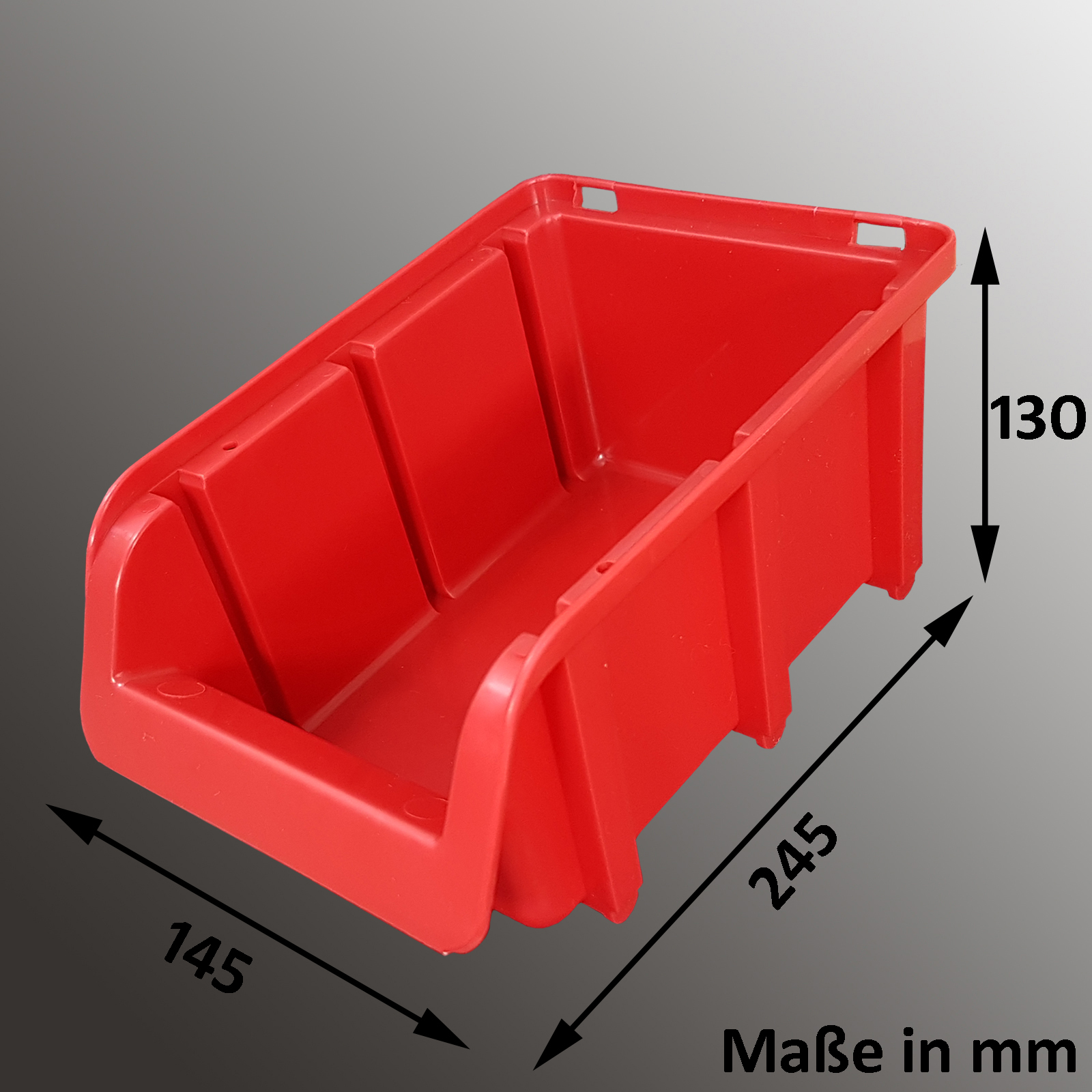 sila5S Sichtlagerkasten Sichtlagerbox Stapelbox Stapelbox Lagerbox Lagerkasten s
